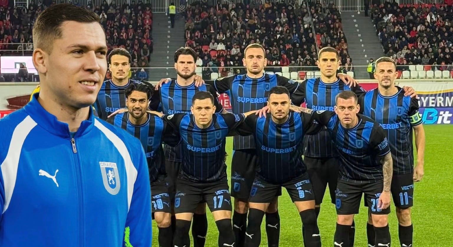 “U” Craiova gana, gusta y golea con Carlos Mora titularísimo