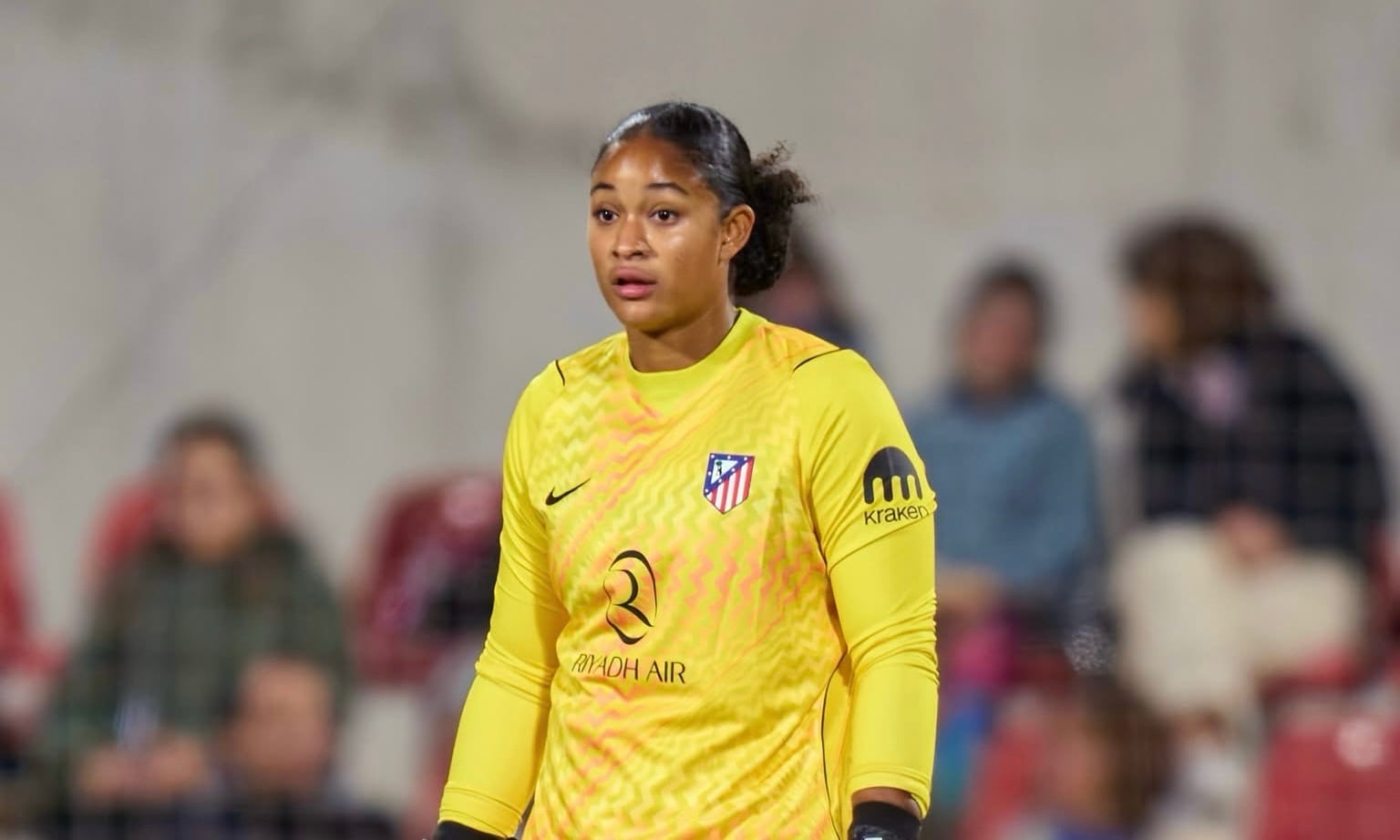 Atlético de Madrid empata de visita con Génesis Pérez en el arco