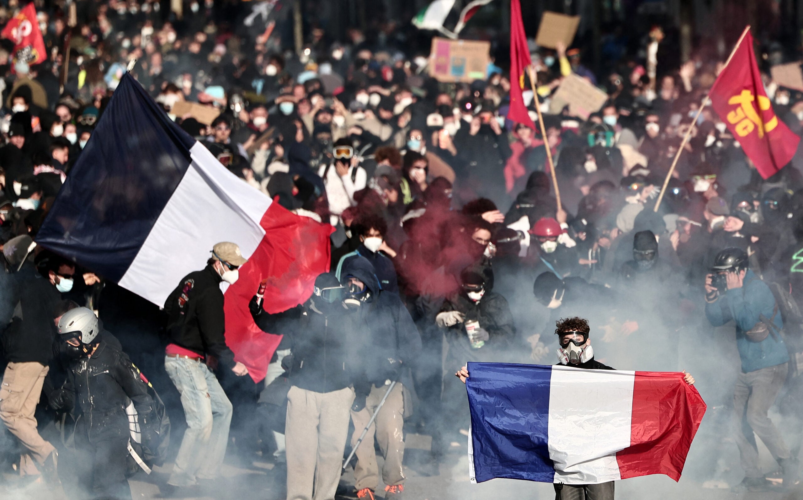 Entre 410.000 y 800.000 manifestantes en Francia, según el gobierno y los organizadores