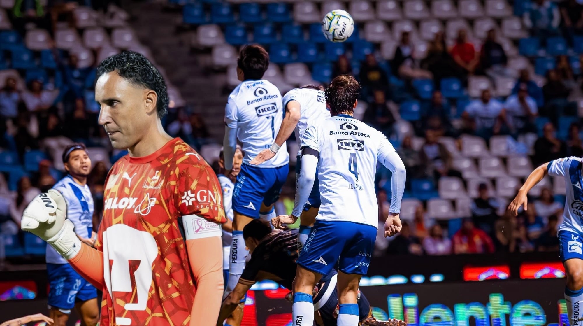 Alegría de Keylor Navas vs. Tristeza de Juan Pablo Vargas