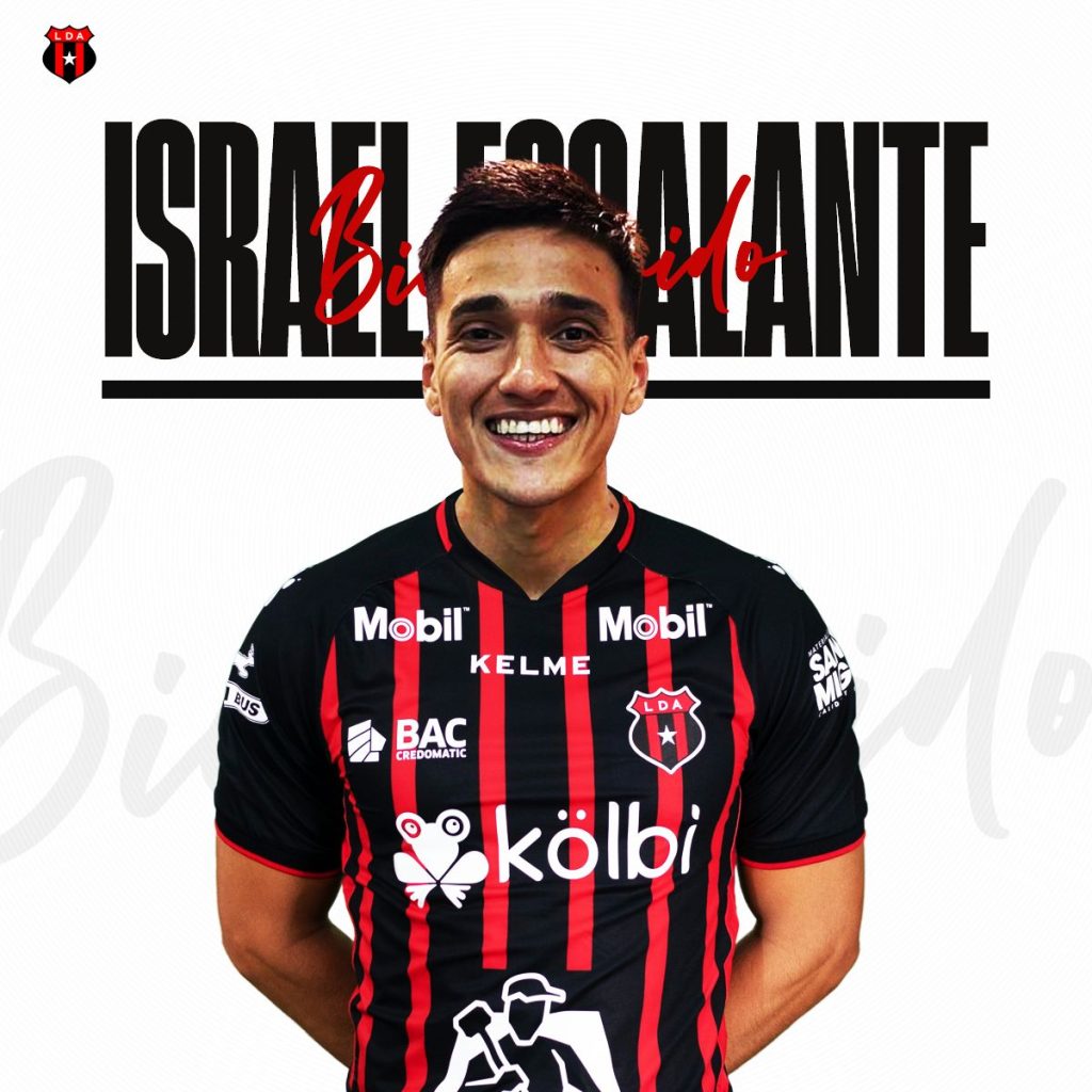 Israel Escalante, nuevo jugador de LDA. Foto: Alajuelense