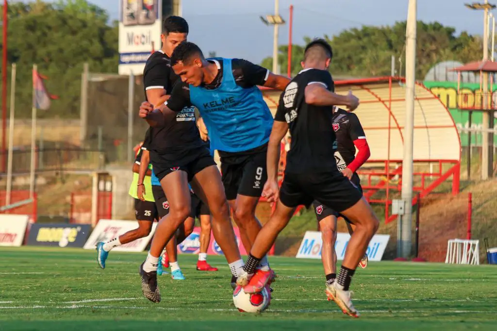 Entrenamiento Liga Deportiva Alajuelense. Foto: LDA